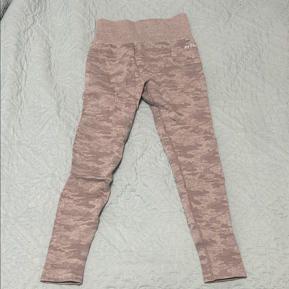 AYBL Women's Camo Seamless Leggings - Gray